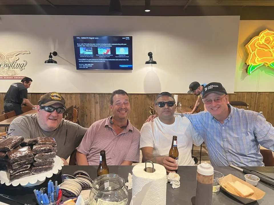 Photograph from Brian and Ed’s evening in Fort Worth